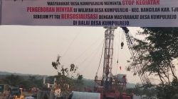 Reaktivasi Sumur Minyak Tua di Tawun Tuai Protes Warga, Spanduk Tuntutan Terpasang di Lokasi Rig