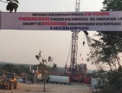 Reaktivasi Sumur Minyak Tua di Tawun Tuai Protes Warga, Spanduk Tuntutan Terpasang di Lokasi Rig